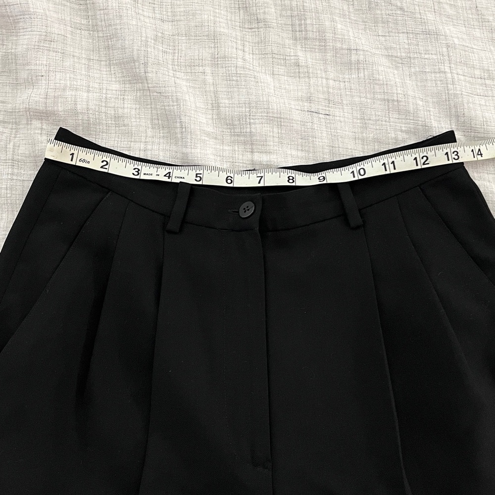 Vintage DKNY black wool pleated trousers - Picture 7 of 11